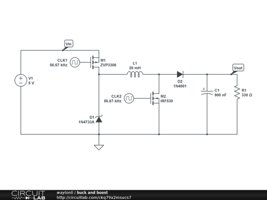 Buck And Boost - Circuitlab