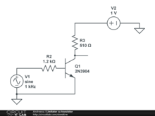 Limitator cu tranzistor