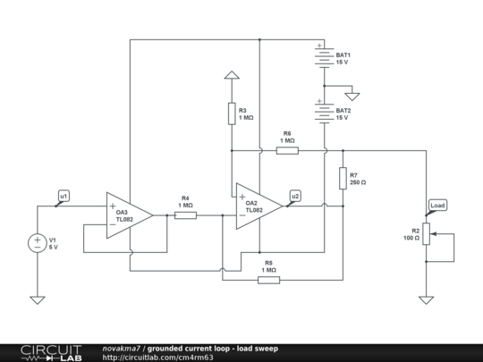 Grounded Current Loop - Load Sweep - Circuitlab