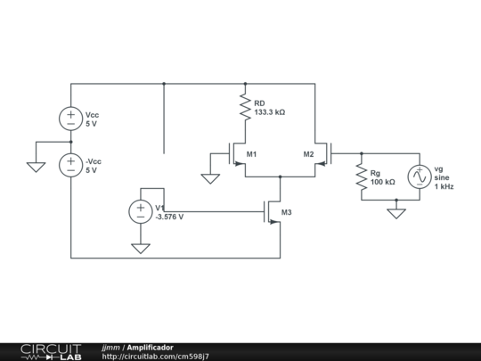 Amplificador - CircuitLab