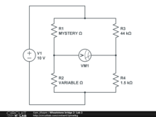 Wheatstone bridge 2- Lab 2