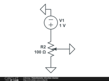 Potentiometer direction checker