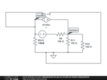 demostracion de que un circuito sin fuente independiente
