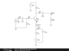 BJT Emitter Bias Swamped Amp