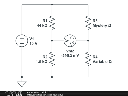 Lab 2 (2.3) - CircuitLab