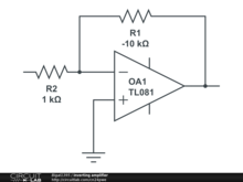 inverting amplifier