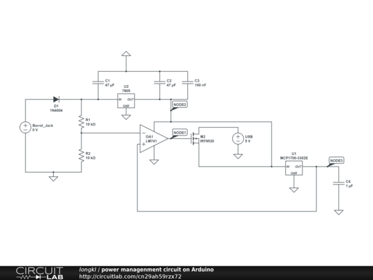 power managenment circuit on Arduino - CircuitLab