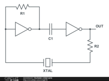 Oscilador cristal serie