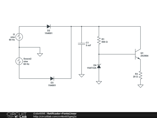 Retificador+FonteLinear - CircuitLab