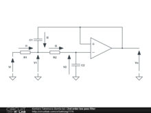 2nd order low pass filter