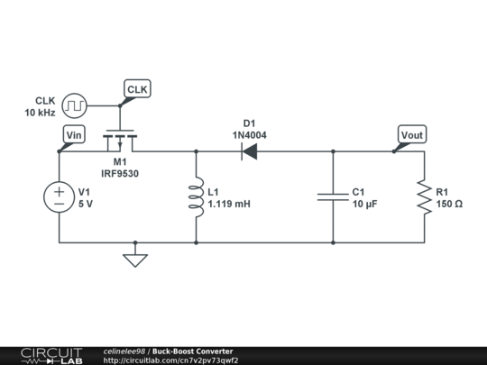 Buck-Boost Converter - CircuitLab