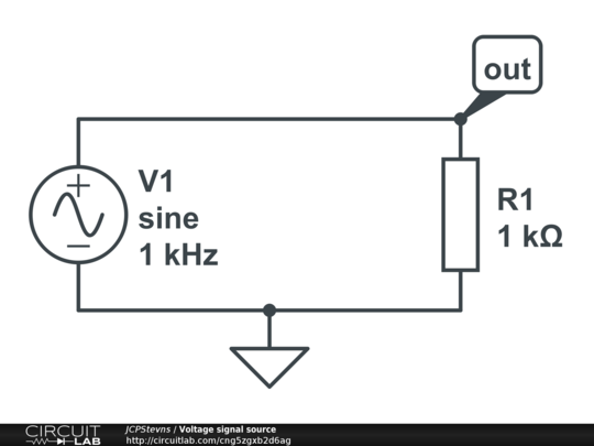 Voltage signal source - CircuitLab