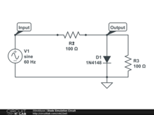 Diode Simulation Circuit