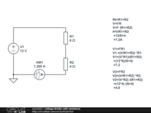 voltage divider with resistance