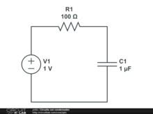 Circuito con condensador