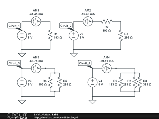 Lab2 - CircuitLab