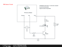 PIR Sensor Circutit