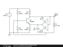 Oscillator Circuit (calculated values)