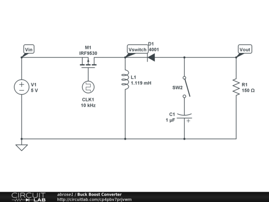 Buck Boost Converter - CircuitLab