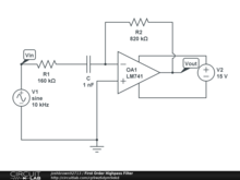 First Order Highpass Filter