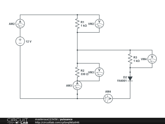 puissance - CircuitLab