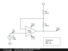 Question 18 Operational Amplifier