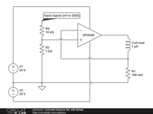 Current Source for coil driver