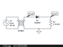 half wave rectifier