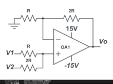 noninverting addition