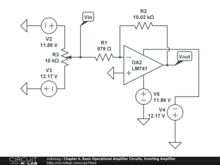 Chapter 6, Basic Operational Amplifier Circuits, Inverting Amplifier