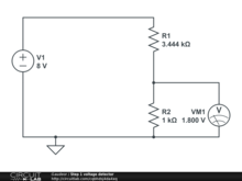 Step 1 voltage detector