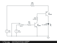 LED - BJT controlled