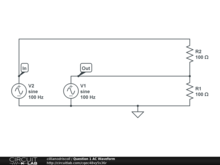 Question 1 AC Waveform