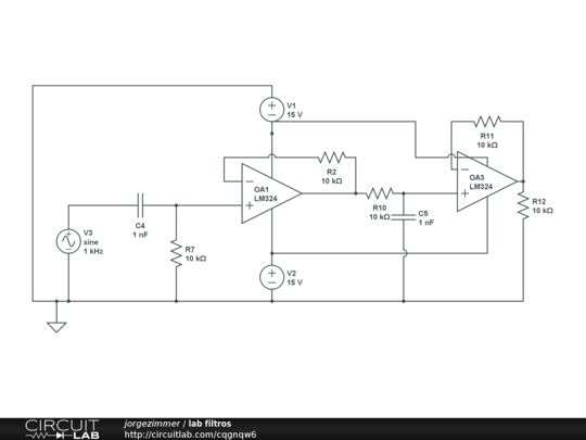 lab filtros - CircuitLab