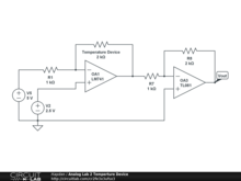 Analog Lab 2 Temperture Device