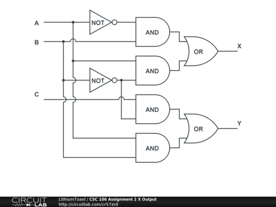 UVic CSC 106 Assignment 2 - CircuitLab