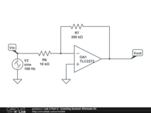 Lab 3 Part IV - Inverting Amp