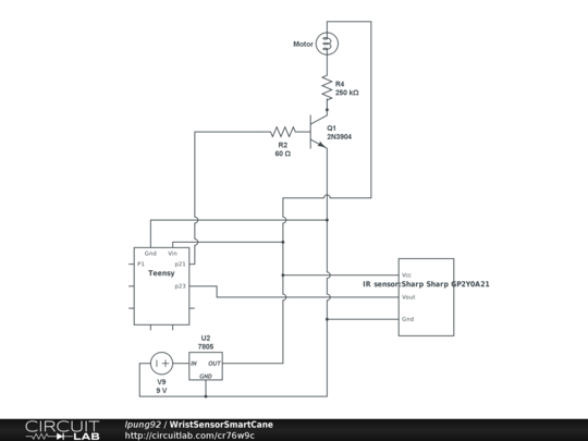 WristSensorSmartCane - CircuitLab