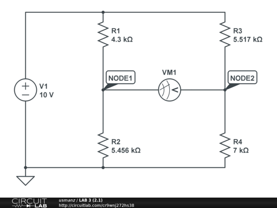 LAB 3 (2.1) - CircuitLab