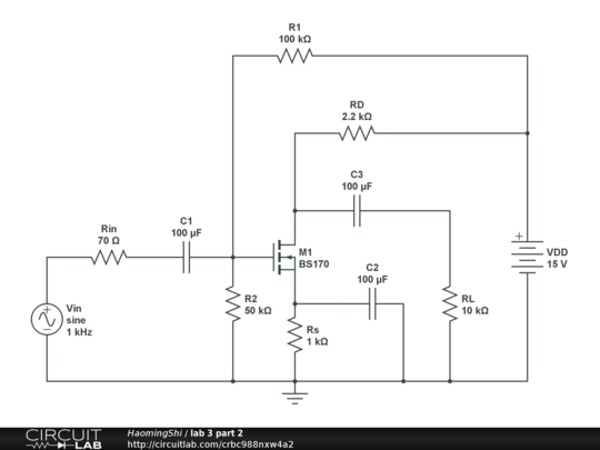 lab 3 part 2 - CircuitLab