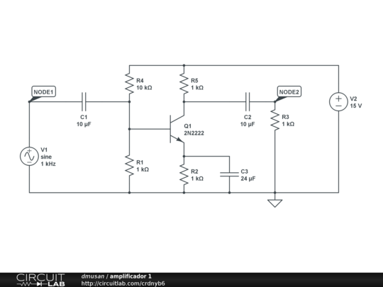 amplificador 1 - CircuitLab