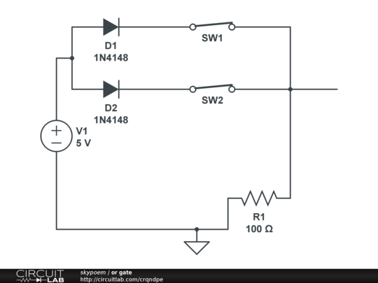 or gate - CircuitLab