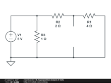 8.	Superposition Analysis 5 Volts