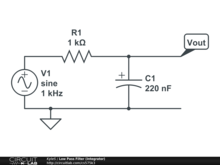 Low Pass Filter (Integrator)