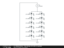 700mA Driver - Two strings of 6 LED's in parallel