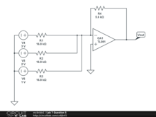 Averaged Vout w/ 741 Op Amp (Lab 7 Question 5)