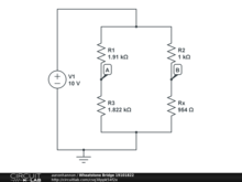 Wheatstone Bridge 19101822