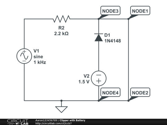 Clipper with Battery - CircuitLab