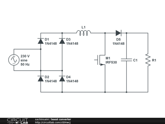 boost converter - CircuitLab