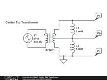 Lab 9 Center Tap Transformer